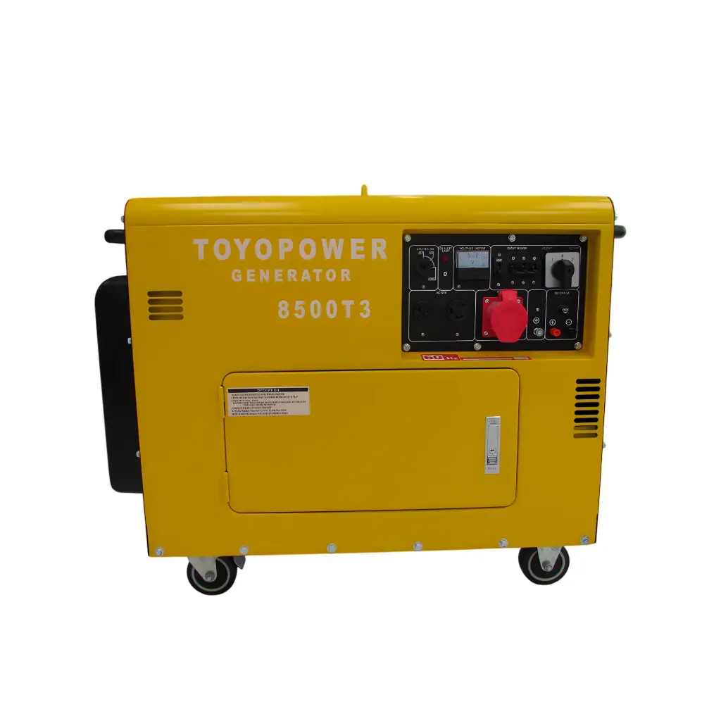 GENERADOR TRIF. DIESEL INSONOR. MOTOR YTO - 8.2 KVA 3.600 RPM 127-220V