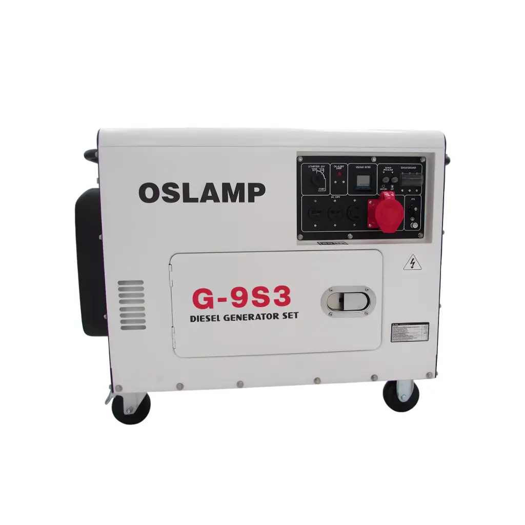 GENERADOR TRIF. DIESEL INSONOR. MOTOR YTO - 9 KVA 3600 RPM 127/220V