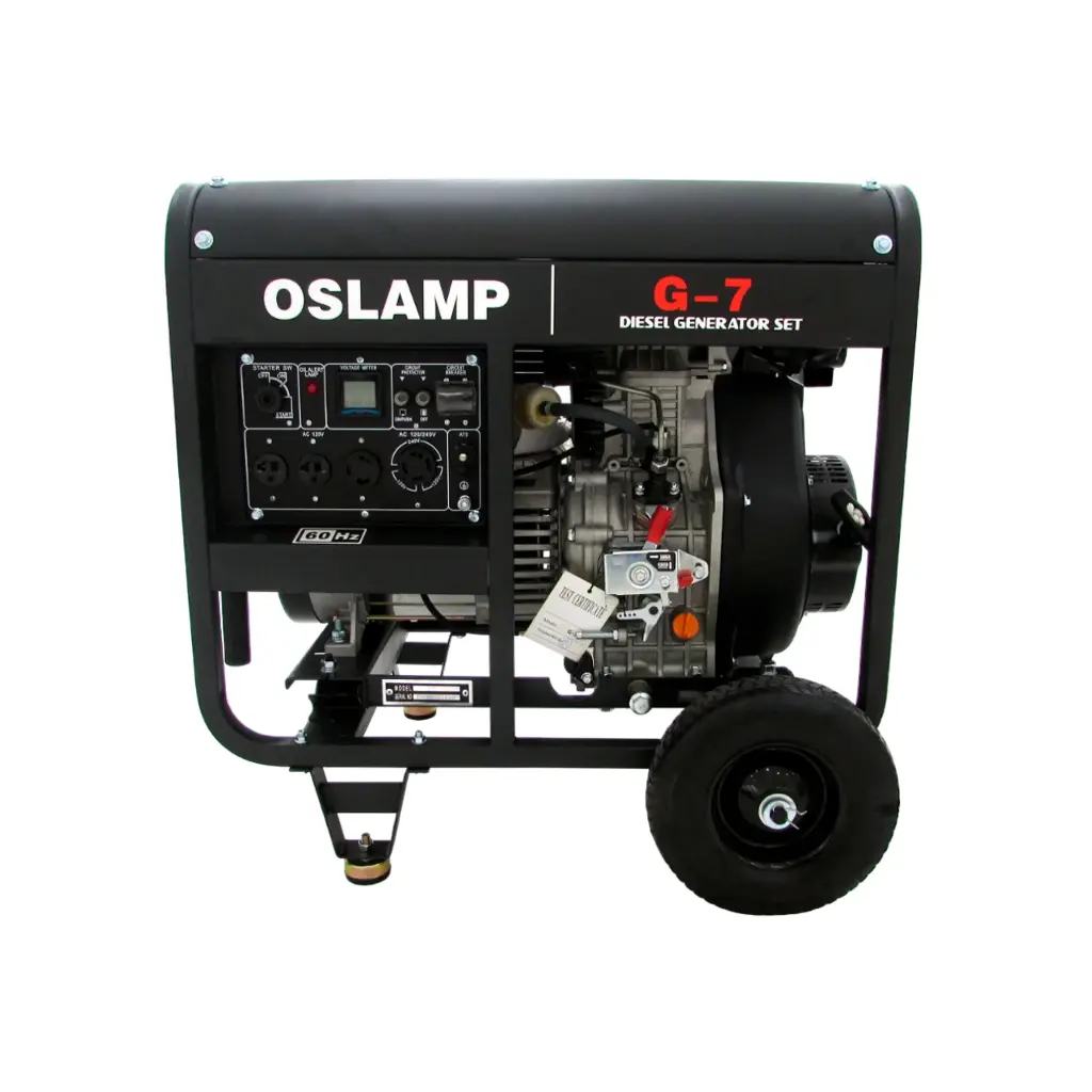 GENERADOR MONF. DIESEL ABIERTA MOTOR YTO - 7 KVA 3600 RPM 120/240V