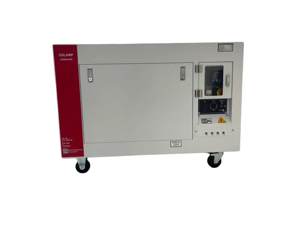 GENERADOR MONF. DIESEL INSONOR. MOTOR YTO - 13 KVA 3600 RPM 120/240V