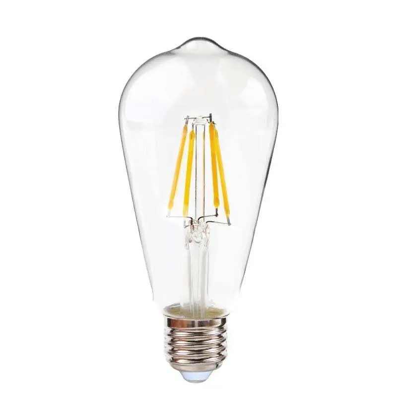 BOMBILLO LED FILAMENTO VINTAGE ST64 -  6W 3000K  85-277V