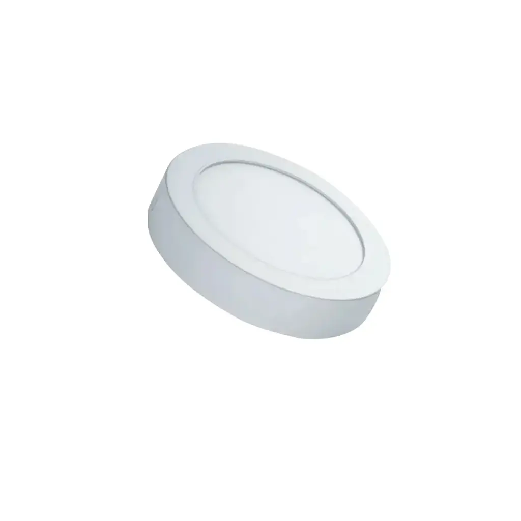 PANEL LED REDONDO SUPERFICIAL (CON BORDE) - 24W 6500K 85-277V