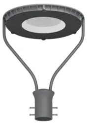 LUMINARIA LED TIPO FAROL P/POSTE - 150W 3000K 85-265V