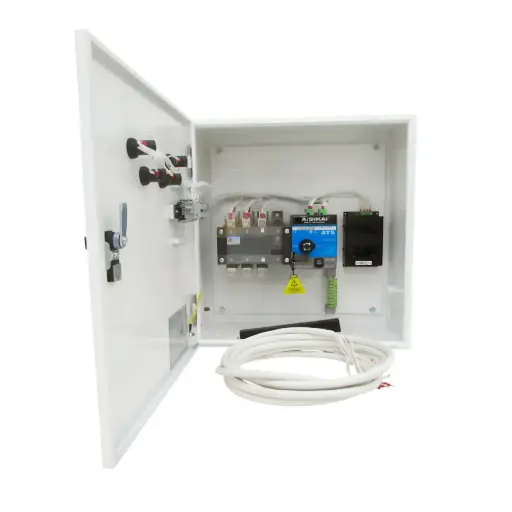 [OSL475] TRANSFERENCIA AUTOMATICA 1P ARMADA CON GABINETE - 125A (PARA CARGA HASTA 46KVA) 120/240V