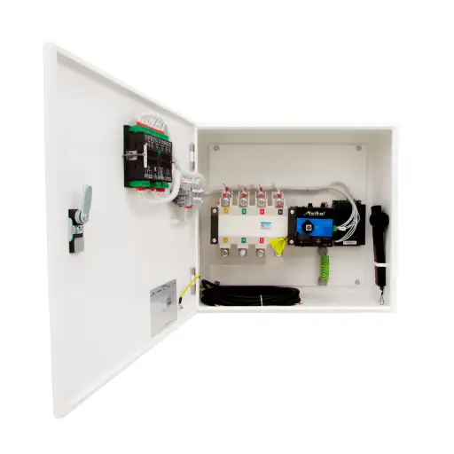 [OSL461] TRANSFERENCIA AUTOMATICA 3P ARMADA CON GABINETE - 250A (PARA CARGA HASTA 92KVA) 127/220V