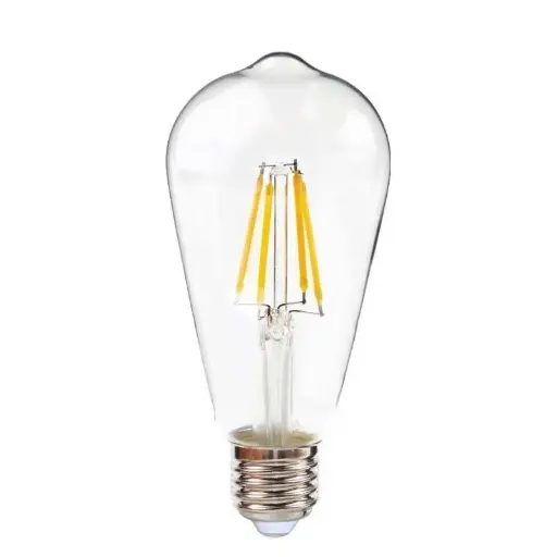 [OSL105] BOMBILLO LED FILAMENTO VINTAGE ST64 -  6W 3000K  85-277V
